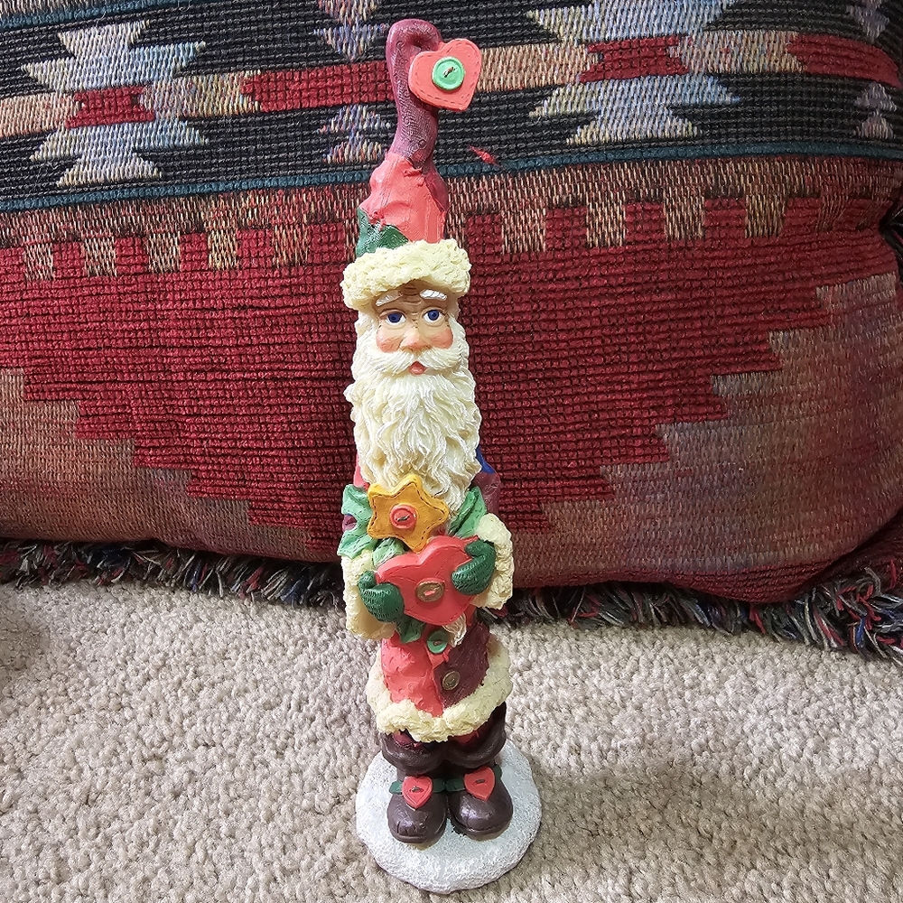 Vintage Dazzle Patch Santa figurine by Giftcraft